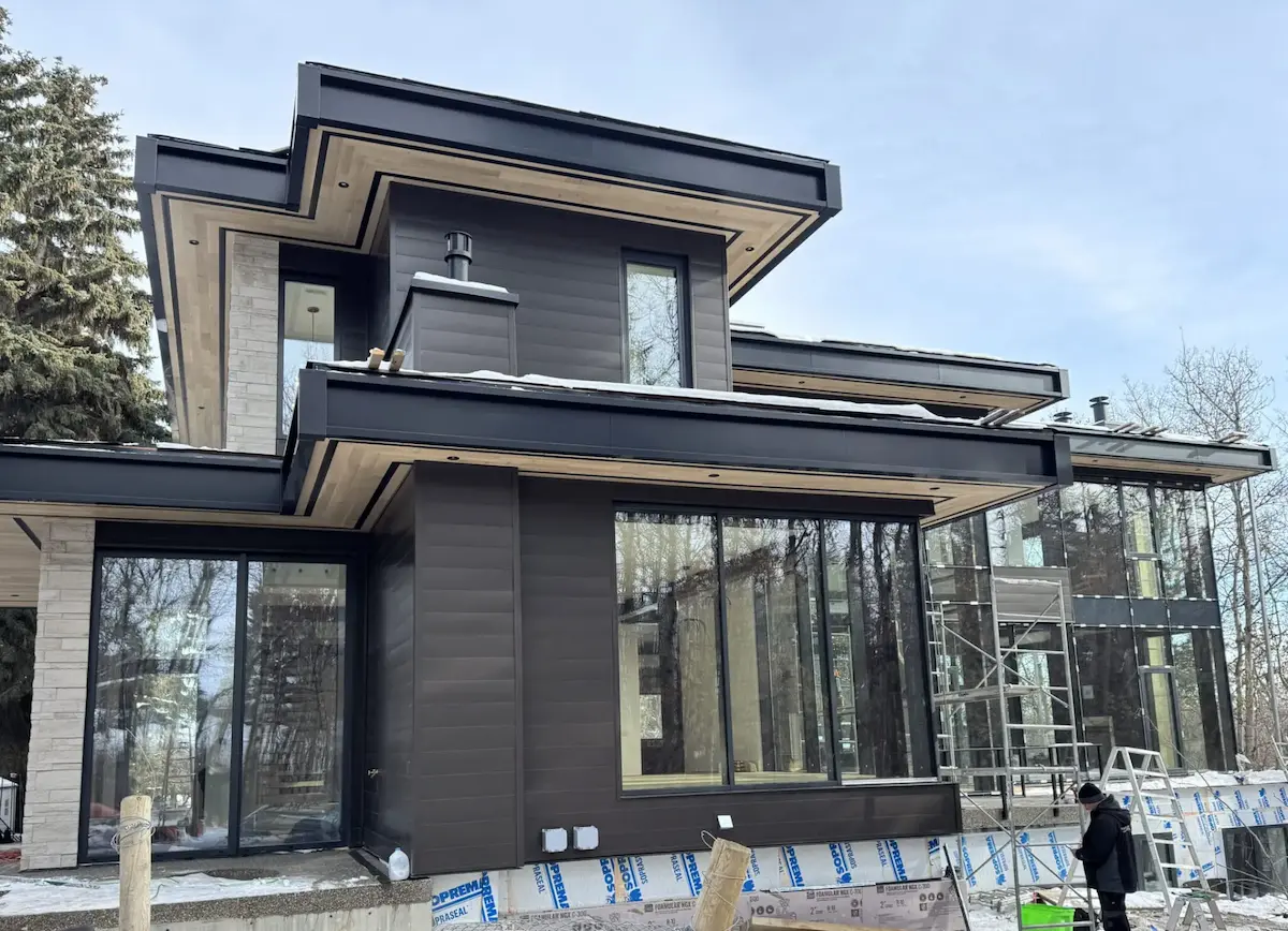 Topline Exteriors team at work